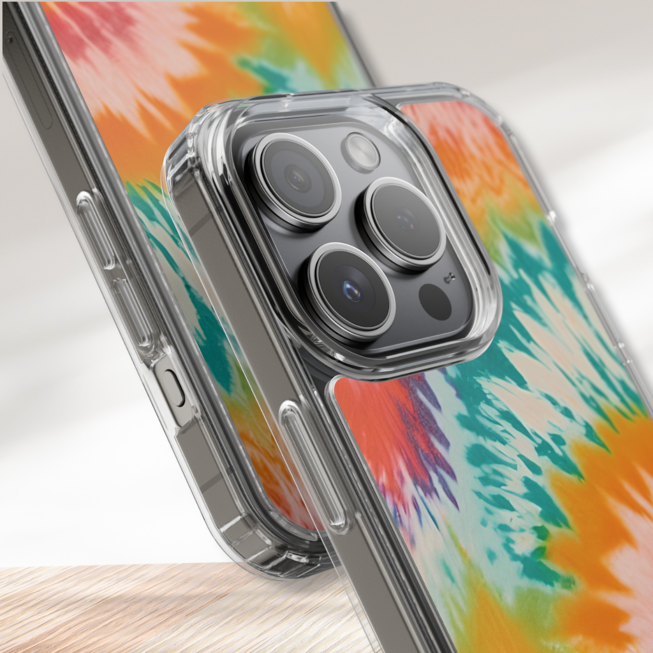 Vibrant Festival Tie Dye ClearCase