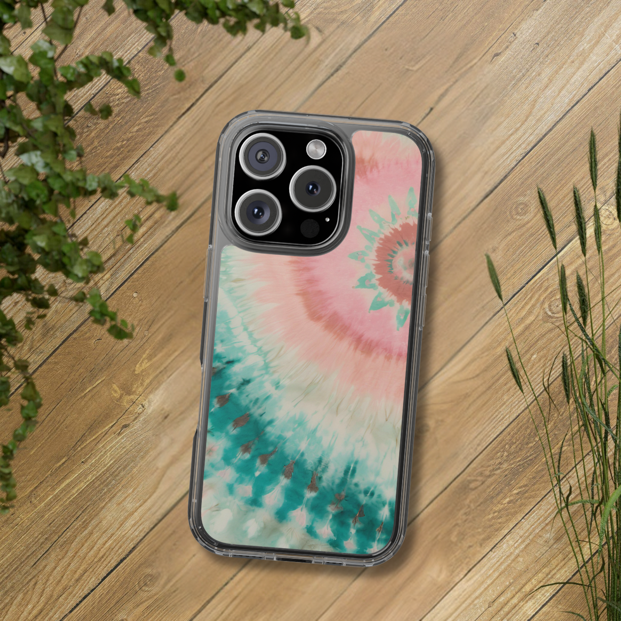 Cotton Candy Tide Tie Dye Clear Case Cover