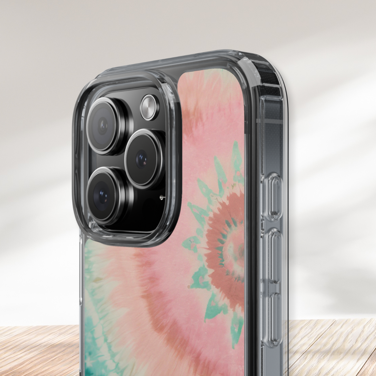 Cotton Candy Tide Tie Dye Clear Case Cover