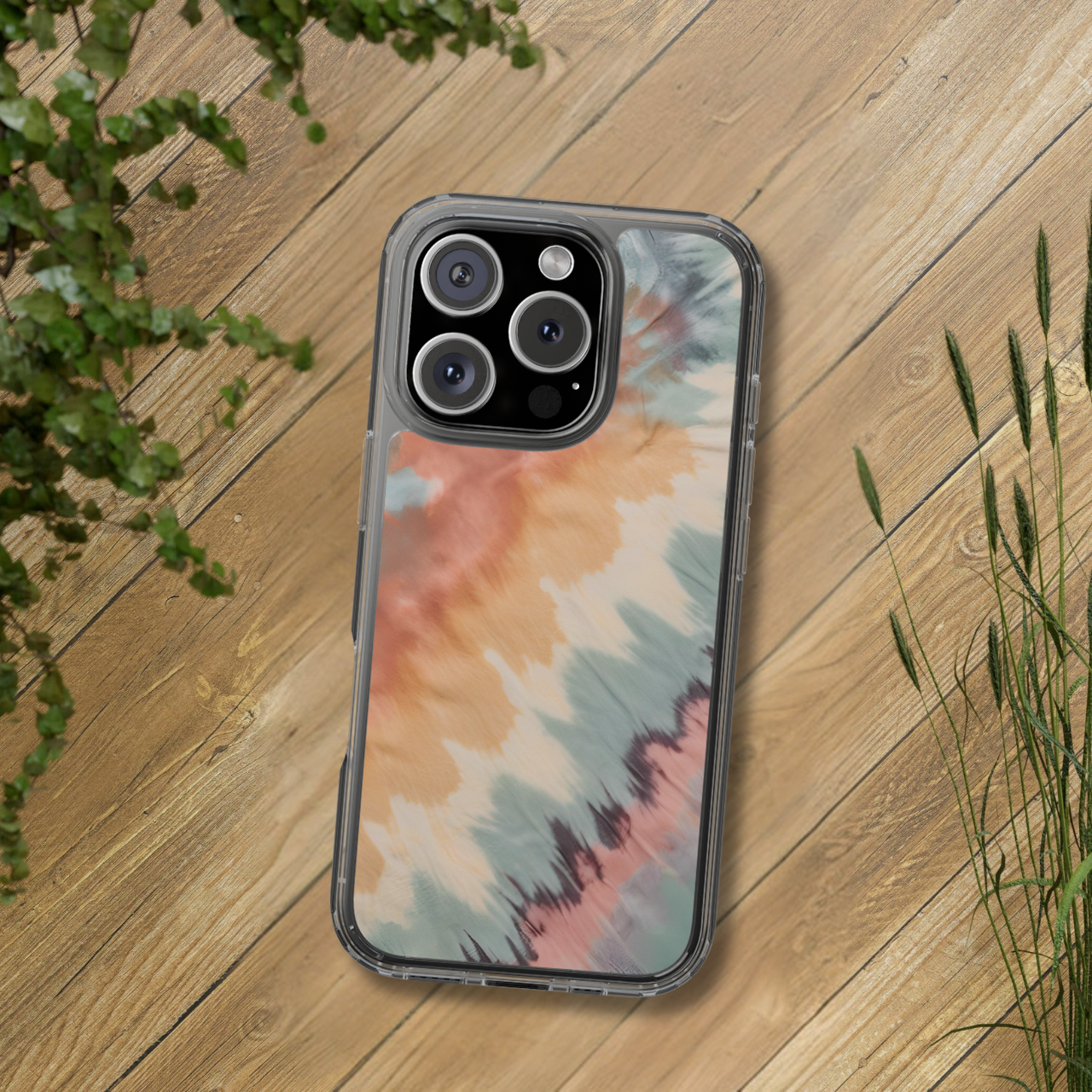 Sahara Sky Tie Dye Clear Case