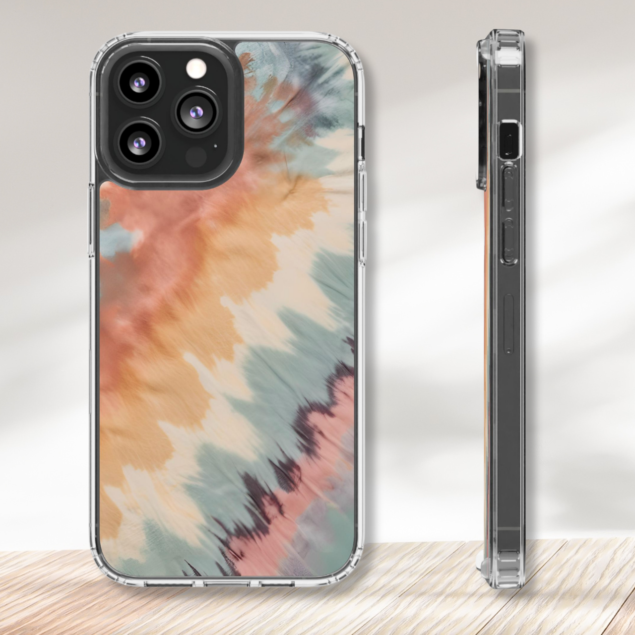 Sahara Sky Tie Dye Clear Case