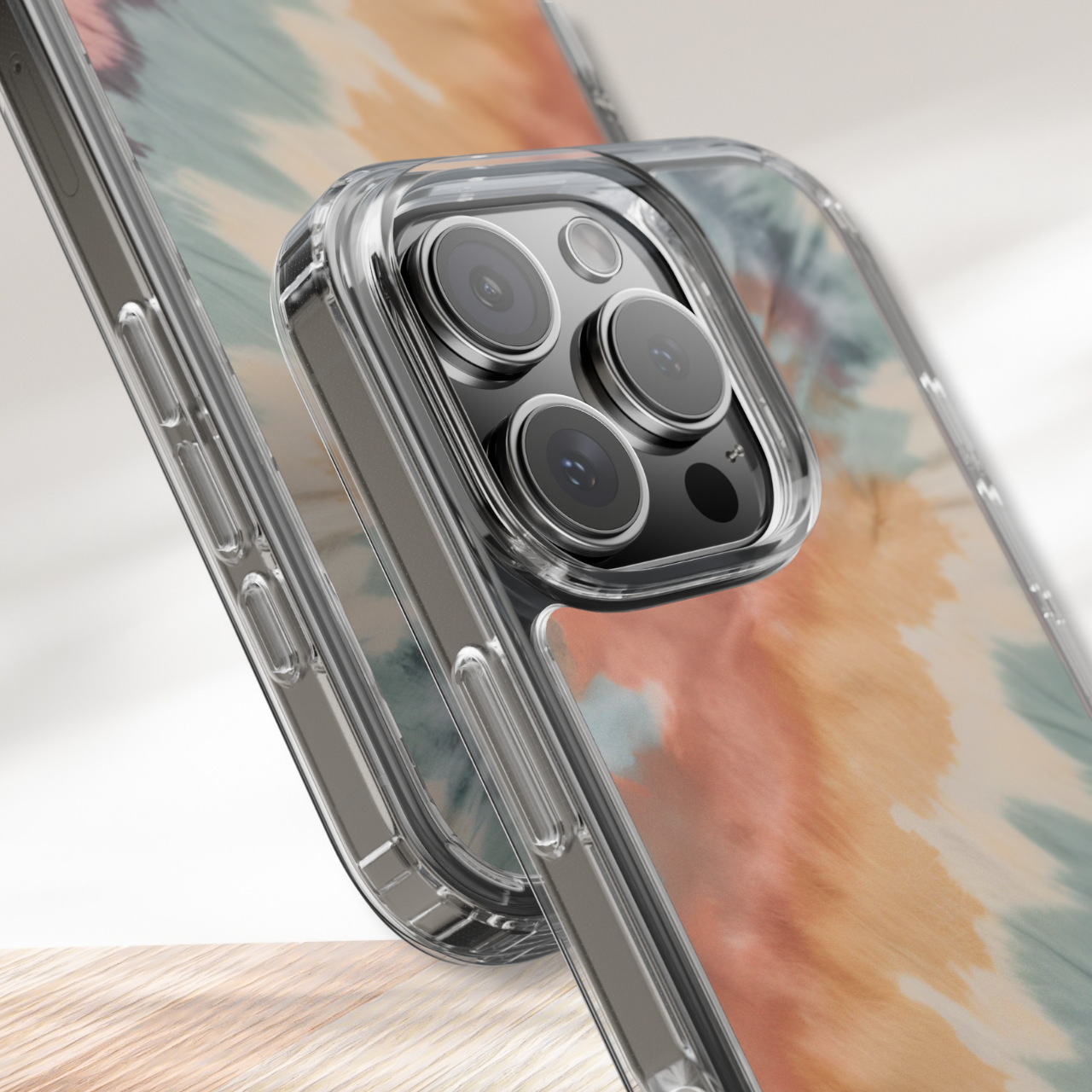Sahara Sky Tie Dye Clear Case