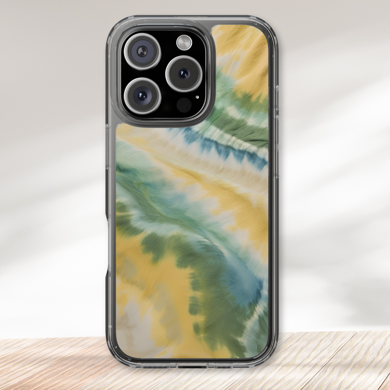 Golden Meadow Tie Dye Clear Case