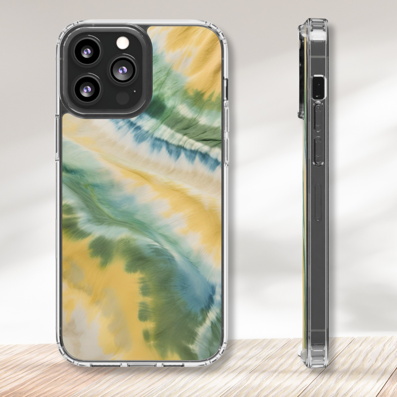 Golden Meadow Tie Dye Clear Case