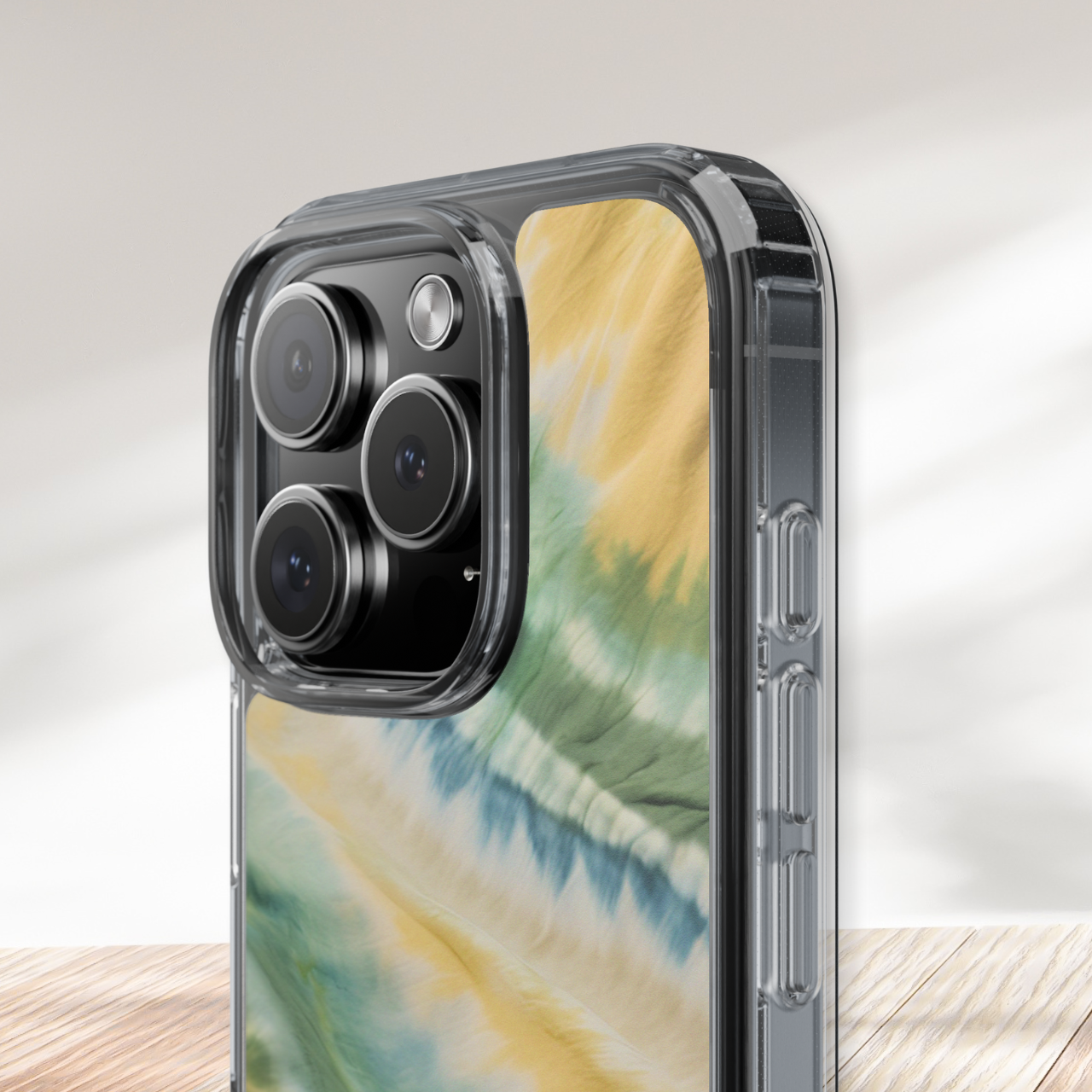 Golden Meadow Tie Dye Clear Case