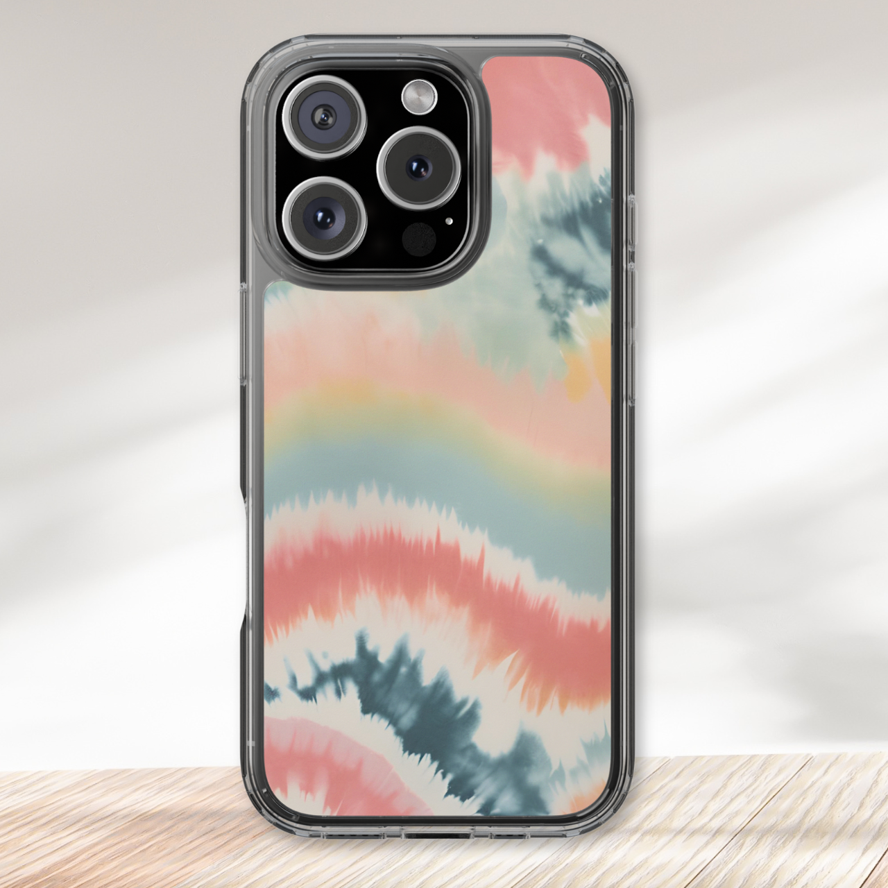 Dreamy Horizon Tie Dye Clear Case