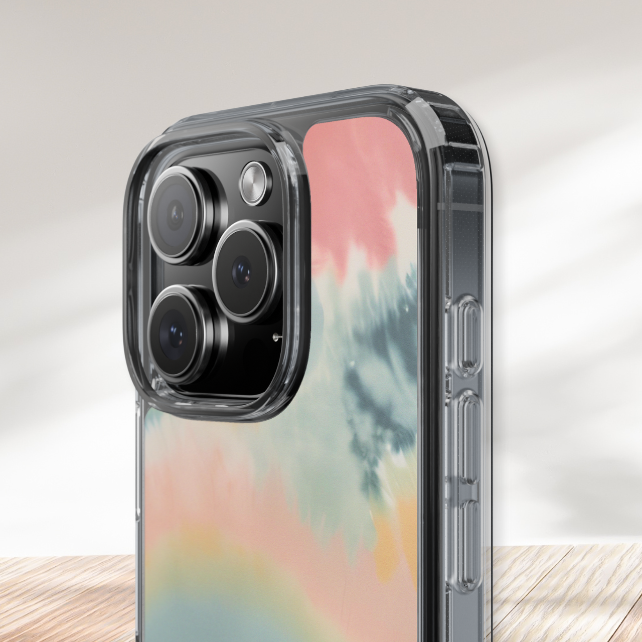 Dreamy Horizon Tie Dye Clear Case