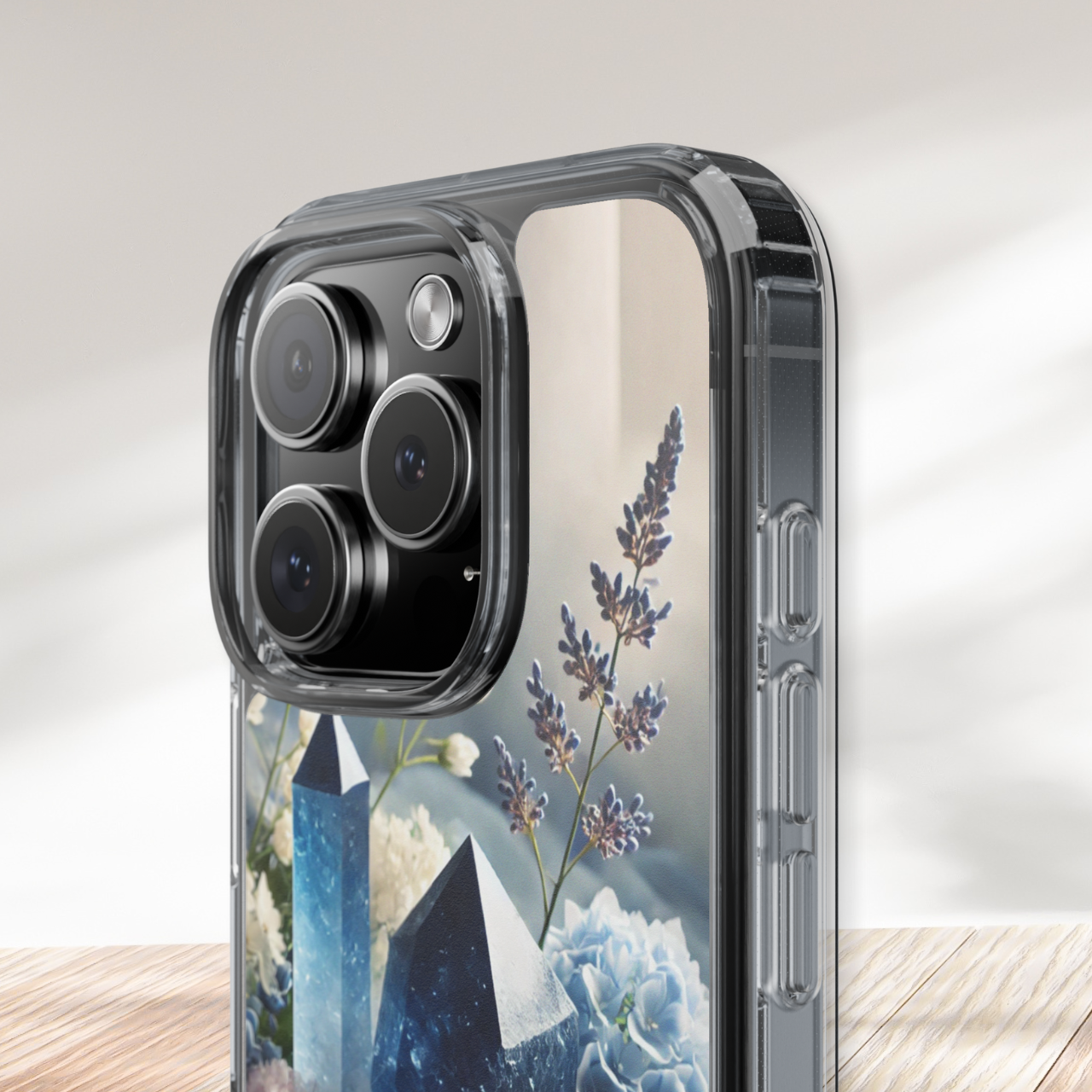 Sodalite Healing Crystal Clear Case