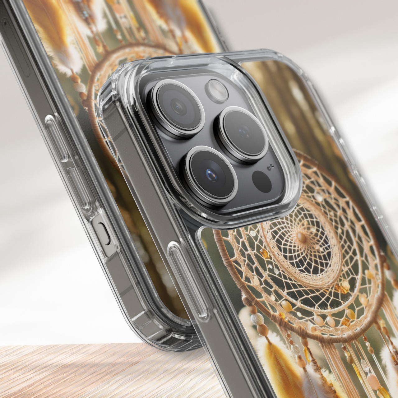Sunlit Dreams Dreamcatcher Clear Case