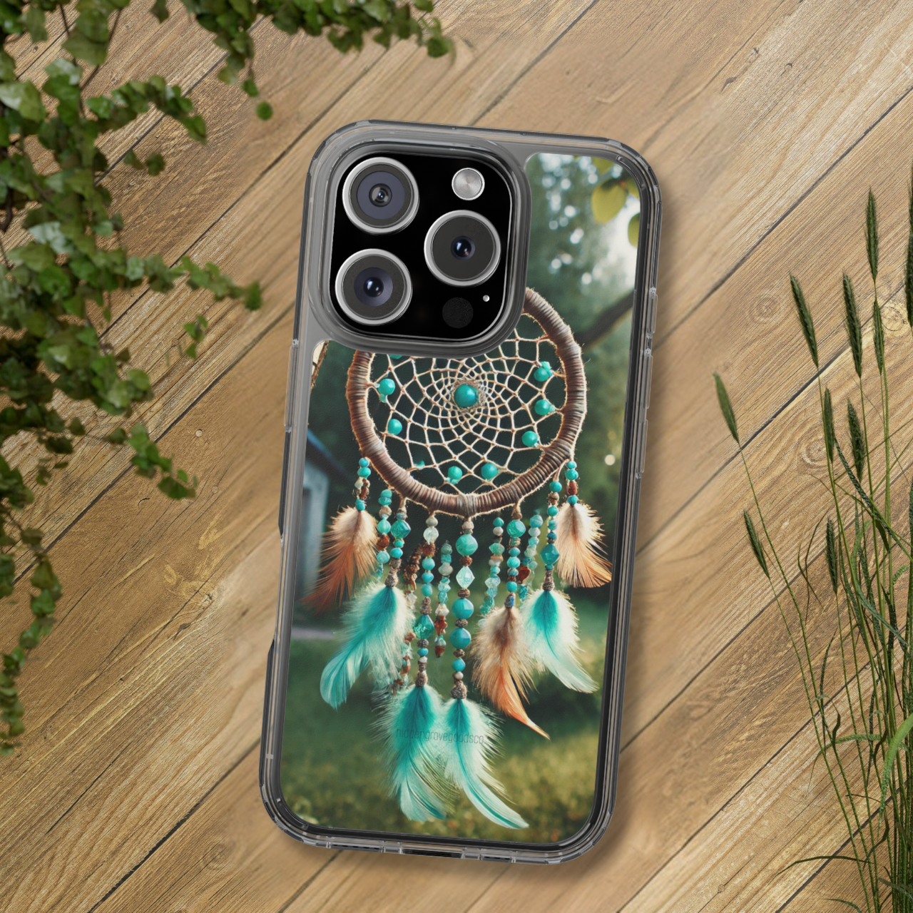 Turquoise Dream Dreamcatcher Clear Case