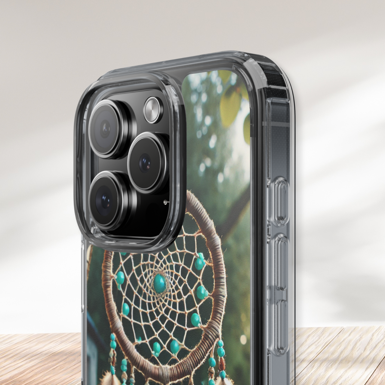 Turquoise Dream Dreamcatcher Clear Case