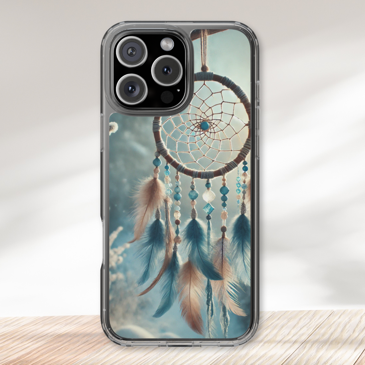 Winter Dreams Dreamcatcher Clear Case