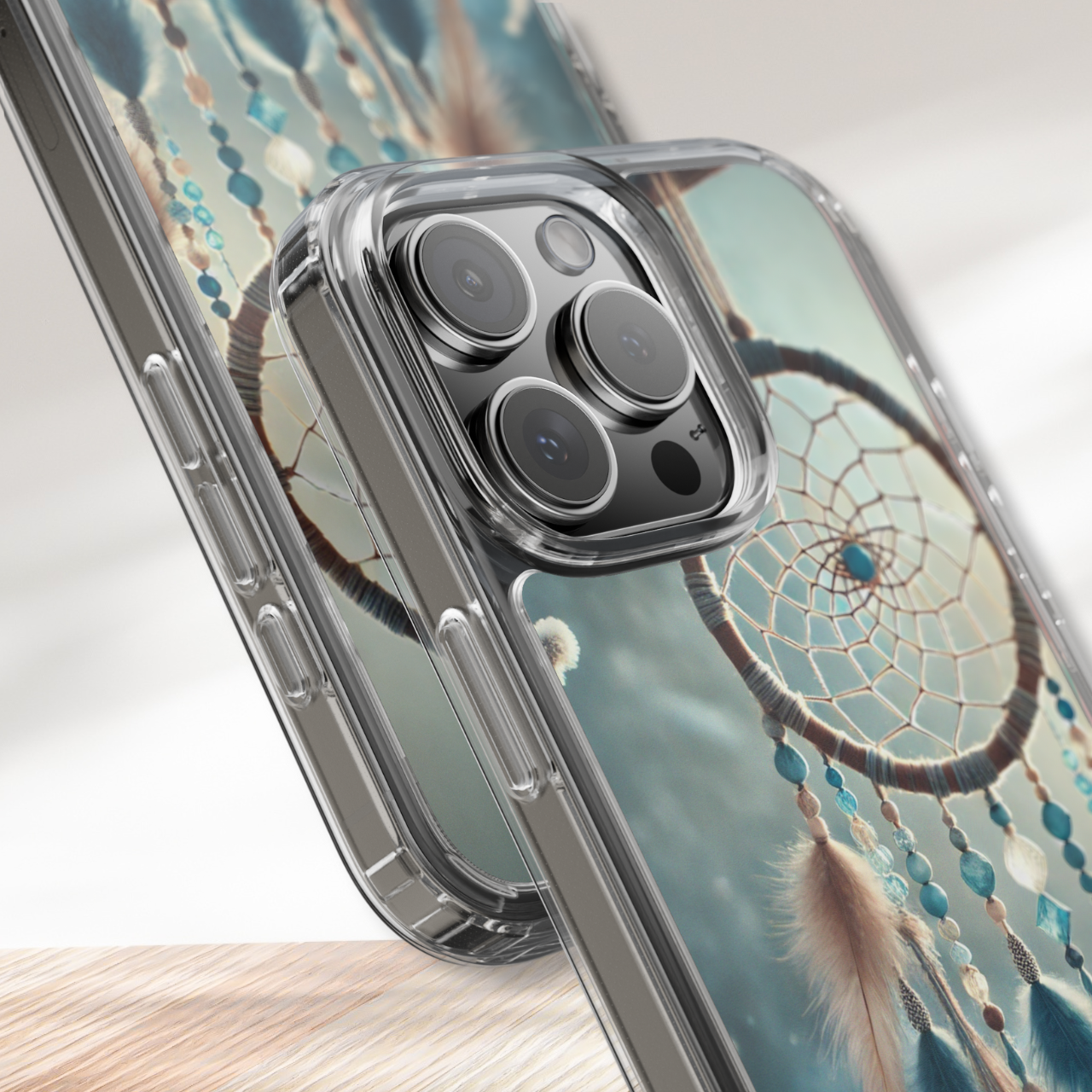 Winter Dreams Dreamcatcher Clear Case