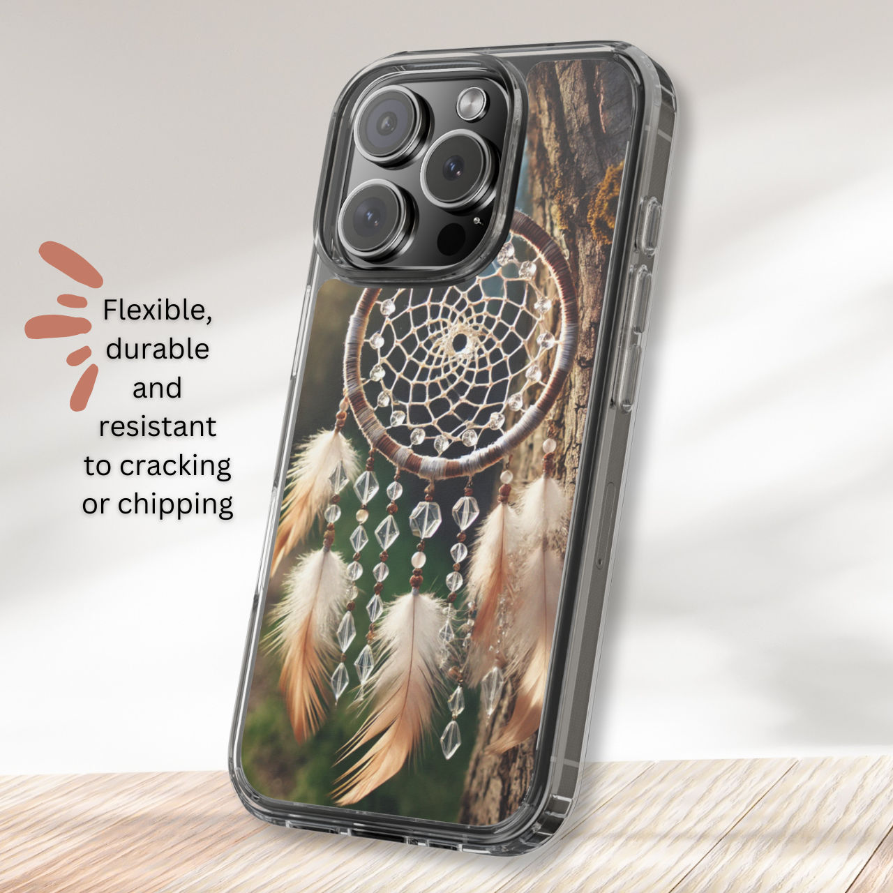 Crystal Clear Quartz Dreamcatcher Clear Case