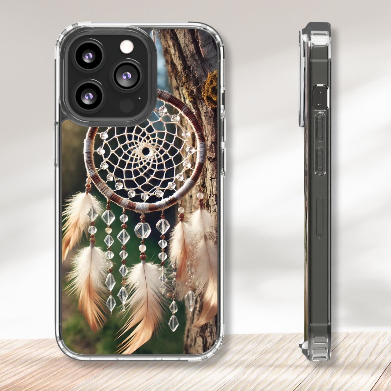 Crystal Clear Quartz Dreamcatcher Clear Case