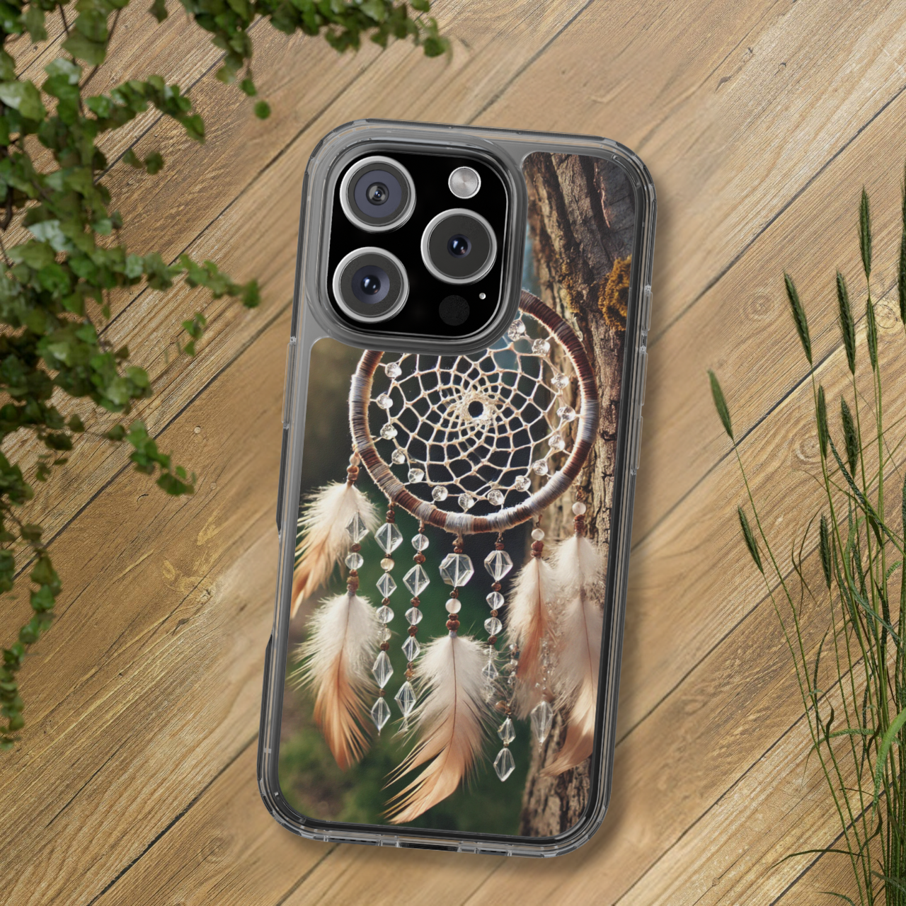 Crystal Clear Quartz Dreamcatcher Clear Case