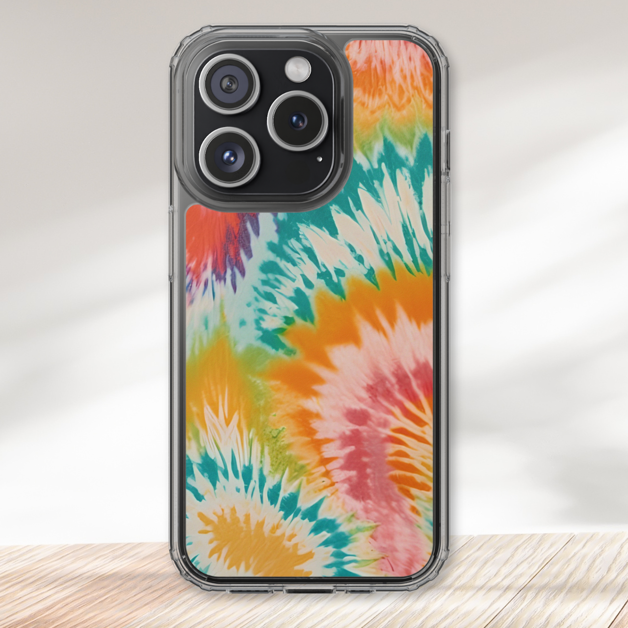 Vibrant Festival Tie Dye ClearCase