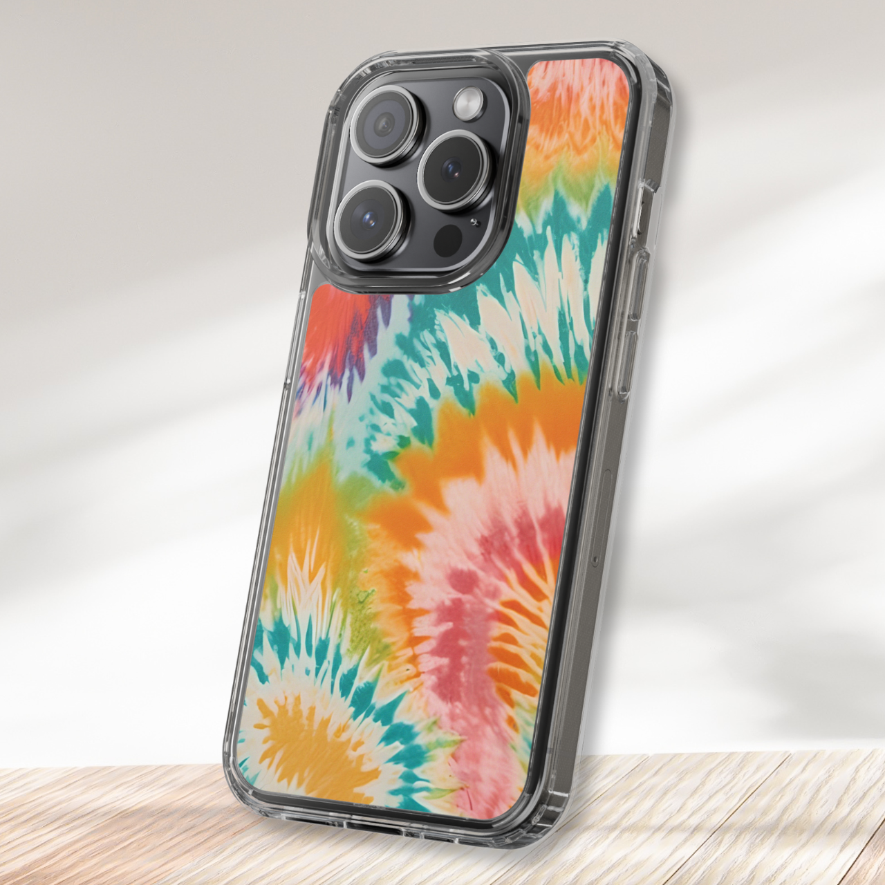 Vibrant Festival Tie Dye ClearCase