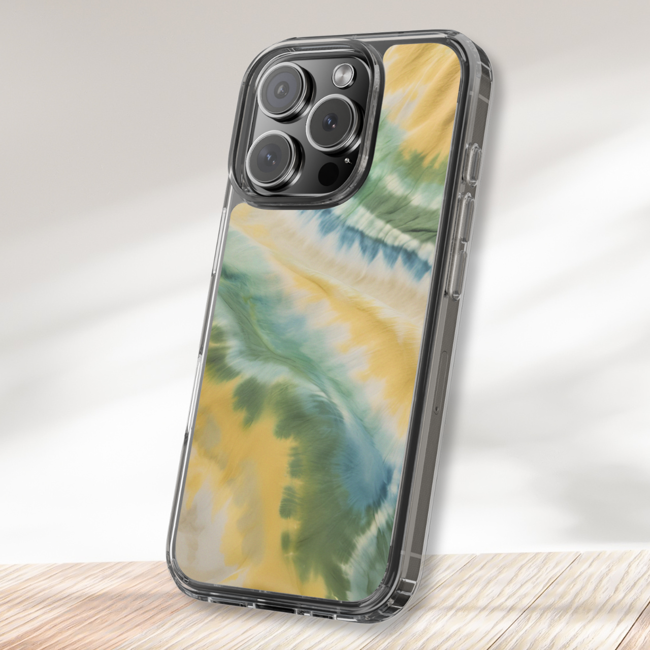Golden Meadow Tie Dye Clear Case