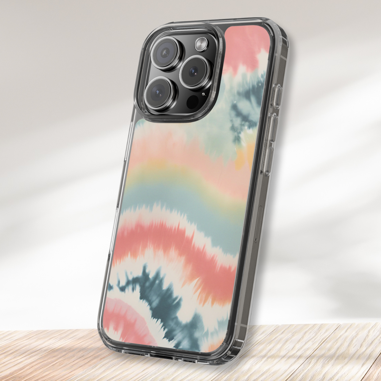 Dreamy Horizon Tie Dye Clear Case
