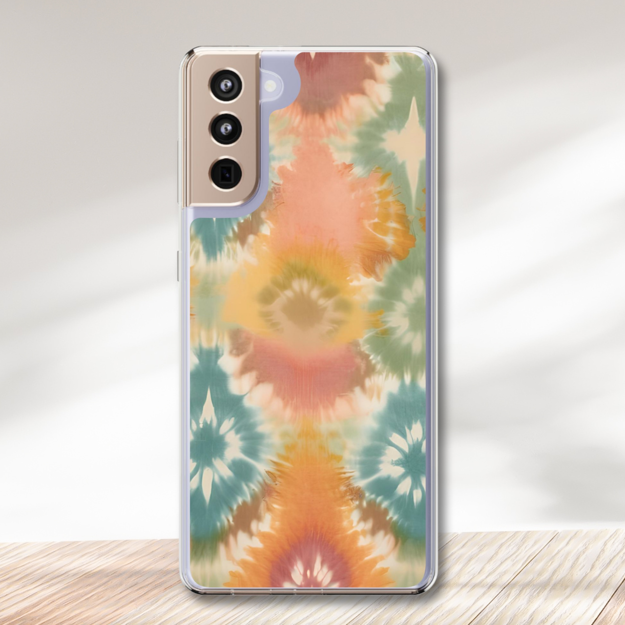 Boho Tie Dye Clear Case