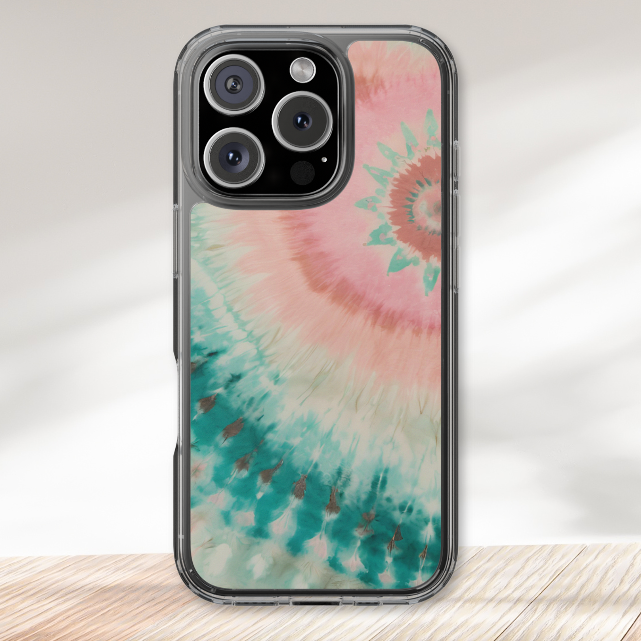 Cotton Candy Tide Tie Dye Clear Case Cover