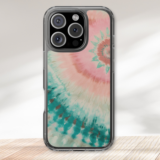 Cotton Candy Tide Tie Dye Clear Case Cover