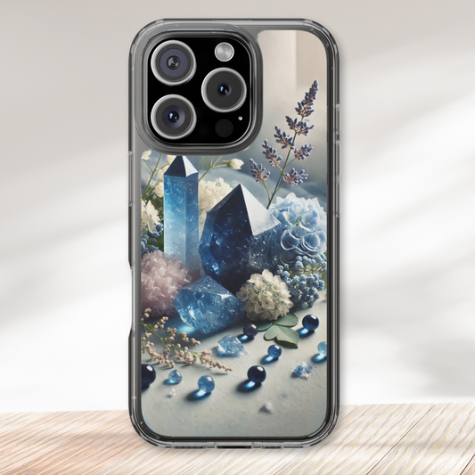 Sodalite Healing Crystal Clear Case