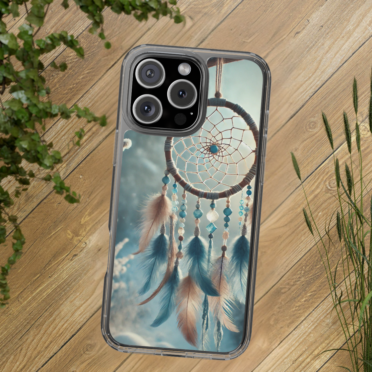 Winter Dreams Dreamcatcher Clear Case