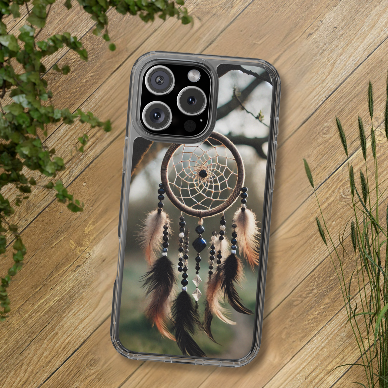 Midnight Dream Dreamcatcher Clear Case