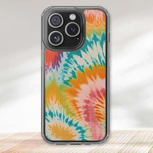 Vibrant Festival Tie Dye ClearCase