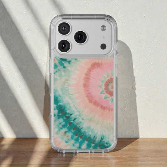 Cotton Candy Tide Tie Dye Clear Case Cover